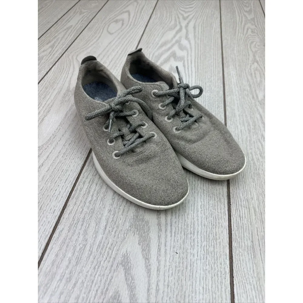 Allbirds Mens Wool Runners 0094 Green Lace‎ Up Low Top Sneaker Shoes Size 9